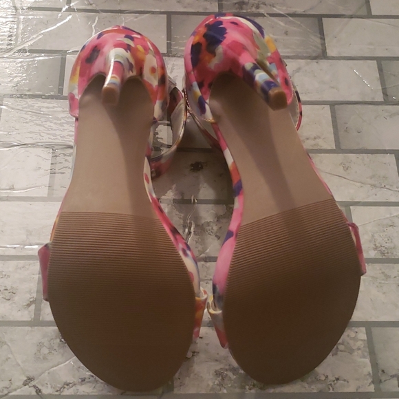 Color floral stiletto heels - Picture 5 of 7